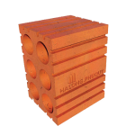 Gạch nửa 6 lỗ có rãnh